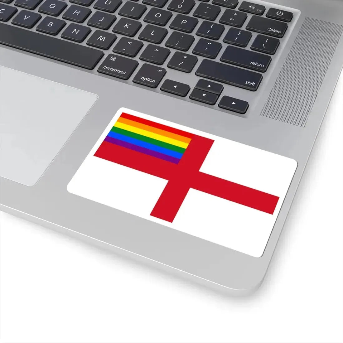 LGBT Flag of England (England) STICKER Vinyl Kiss-Cut Decal - The Sticker Space