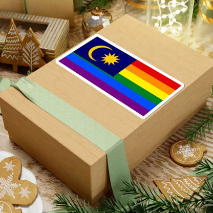 LGBT Pride Flag of Malaya (Malaysia) STICKER Vinyl Kiss-Cut Decal - The Sticker Space