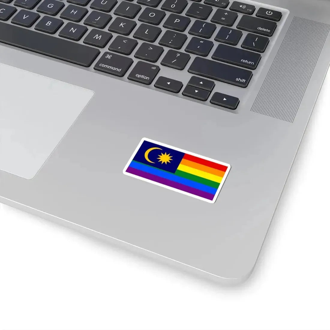 LGBT Pride Flag of Malaya (Malaysia) STICKER Vinyl Kiss-Cut Decal - The Sticker Space