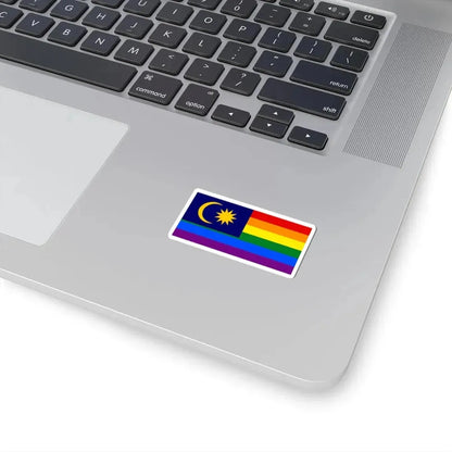 LGBT Pride Flag of Malaya (Malaysia) STICKER Vinyl Kiss-Cut Decal - The Sticker Space