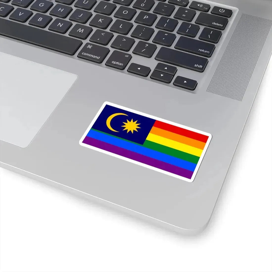 LGBT Pride Flag of Malaya (Malaysia) STICKER Vinyl Kiss-Cut Decal - The Sticker Space