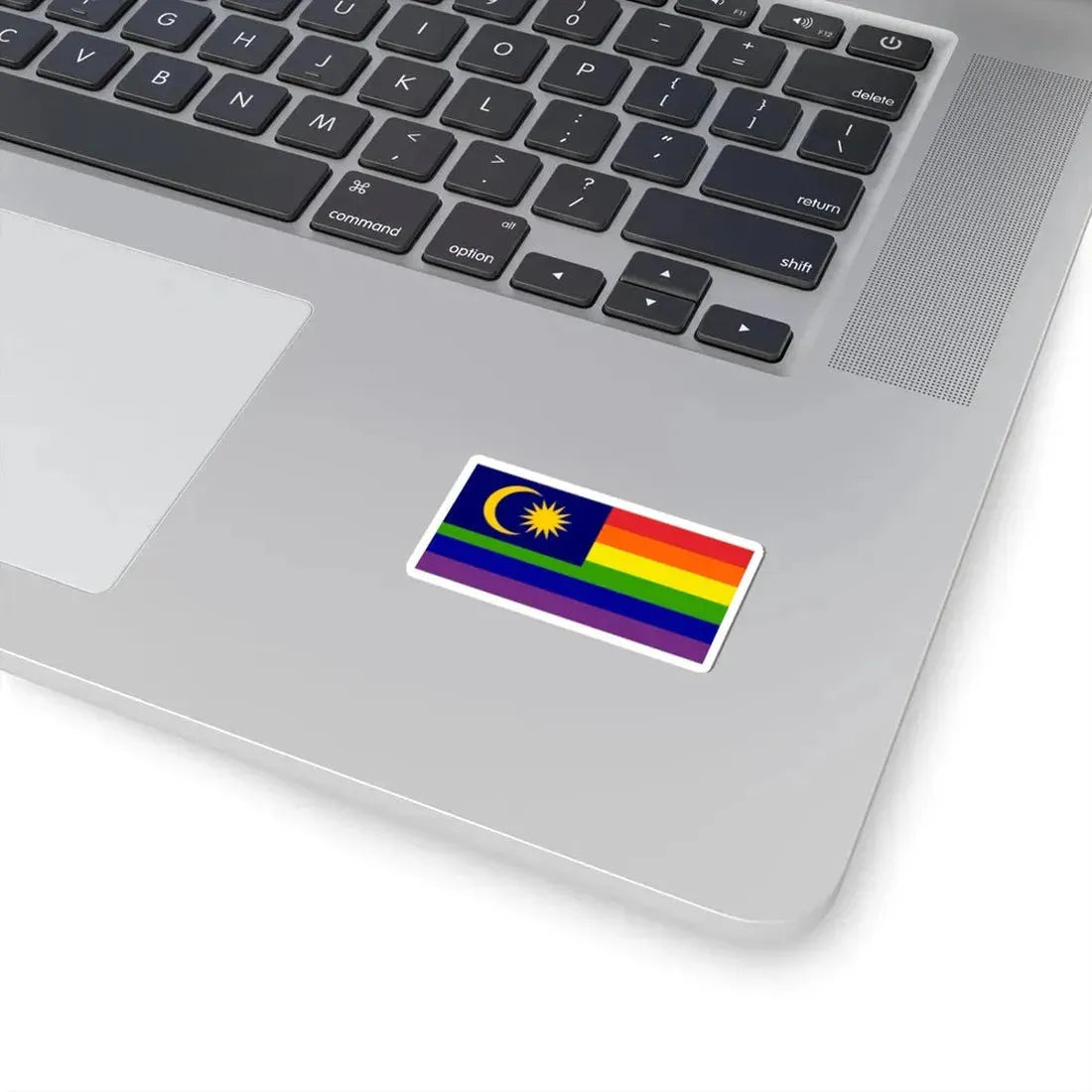 LGBT Pride Flag of Malaysia (Malaysia) STICKER Vinyl Kiss-Cut Decal - The Sticker Space