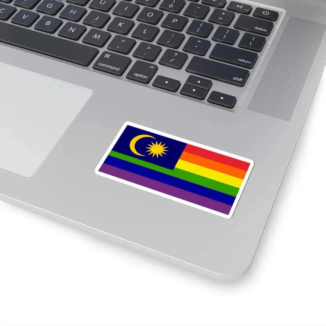 LGBT Pride Flag of Malaysia (Malaysia) STICKER Vinyl Kiss-Cut Decal - The Sticker Space
