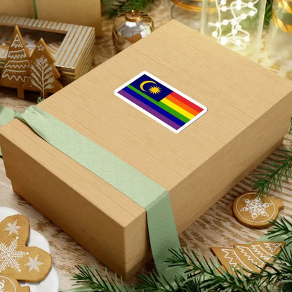 LGBT Pride Flag of Malaysia (Malaysia) STICKER Vinyl Kiss-Cut Decal - The Sticker Space