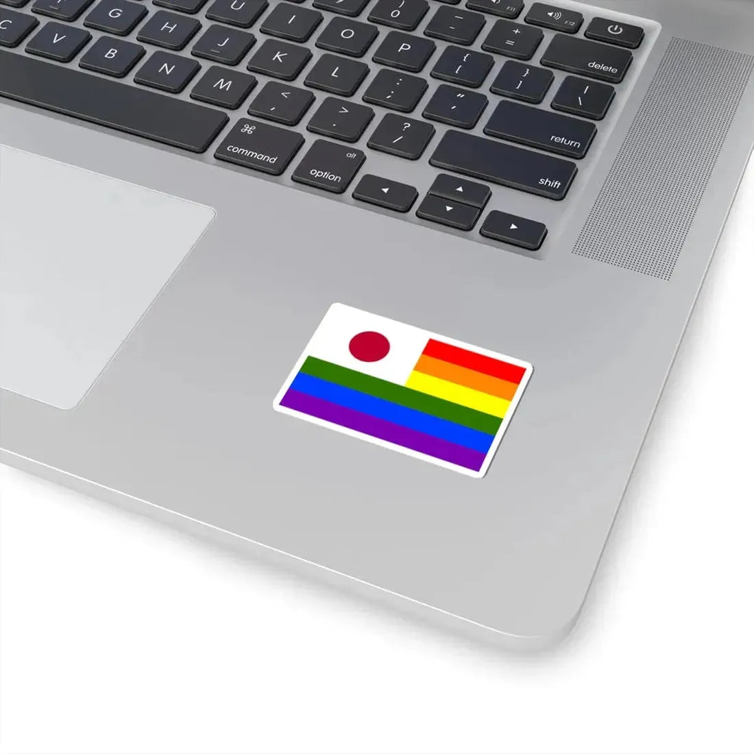 LGBT Rainbow Flag of Japan (Japan) STICKER Vinyl Kiss-Cut Decal - The Sticker Space