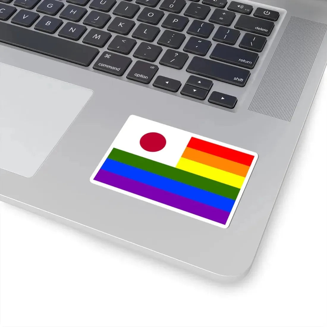 LGBT Rainbow Flag of Japan (Japan) STICKER Vinyl Kiss-Cut Decal - The Sticker Space