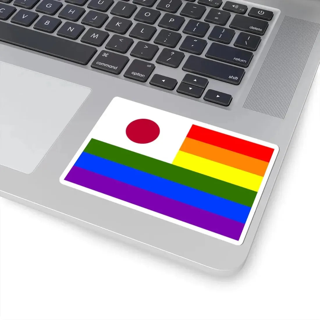 LGBT Rainbow Flag of Japan (Japan) STICKER Vinyl Kiss-Cut Decal - The Sticker Space