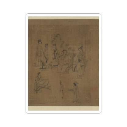 Li Gonglin - The Classic of Filial Piety - ca. 1085 v40 - STICKER Vinyl Kiss-Cut Decal
