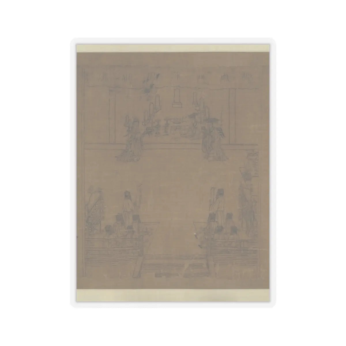 Li Gonglin - The Classic of Filial Piety - ca. 1085 v41 - STICKER Vinyl Kiss-Cut Decal