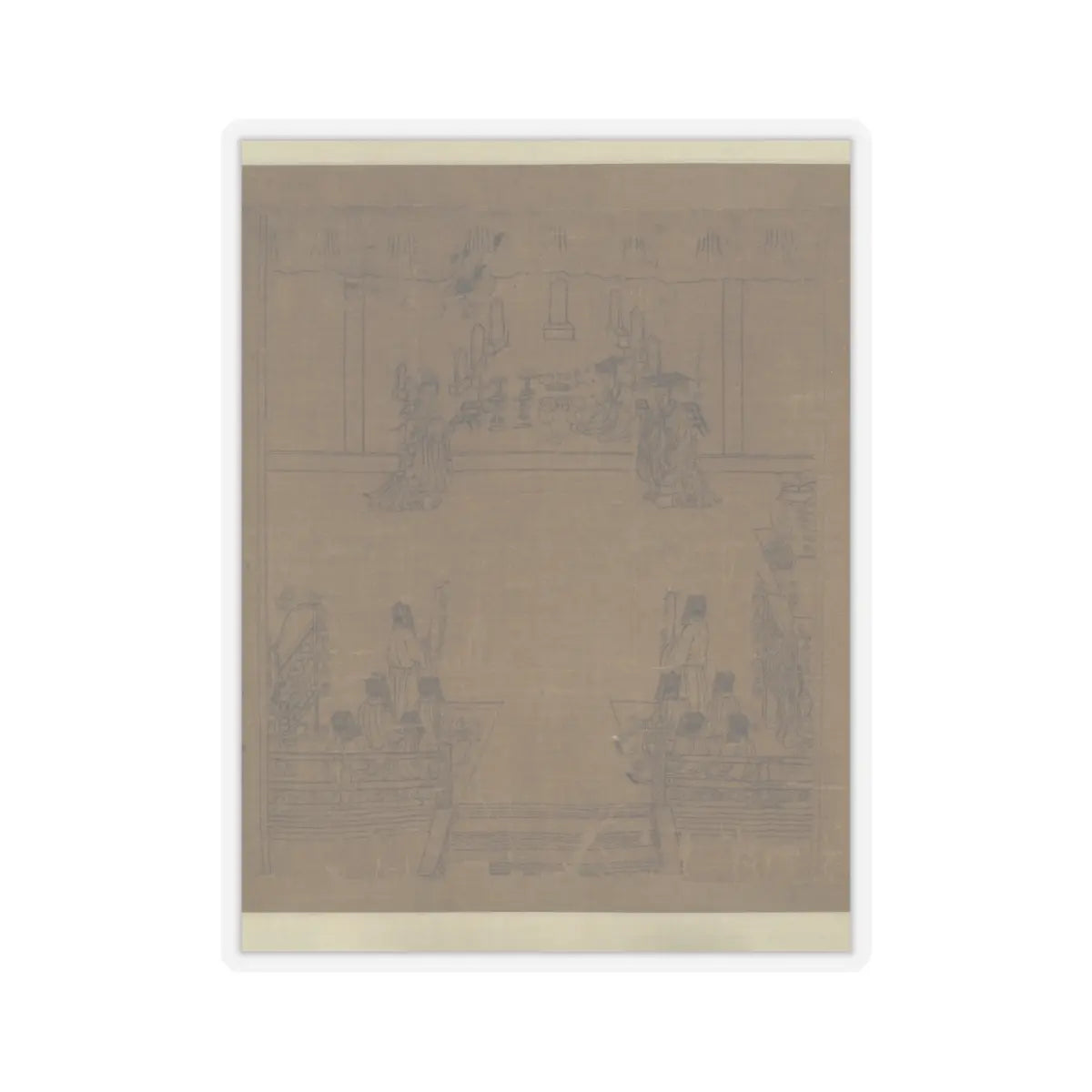 Li Gonglin - The Classic of Filial Piety - ca. 1085 v41 - STICKER Vinyl Kiss-Cut Decal