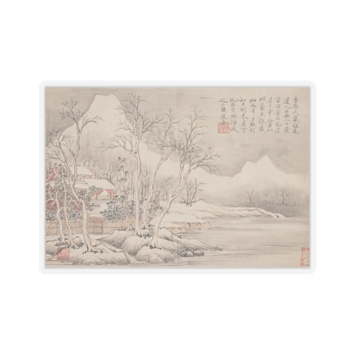 Li Jian - Landscapes - 1793 - STICKER Vinyl Kiss-Cut Decal