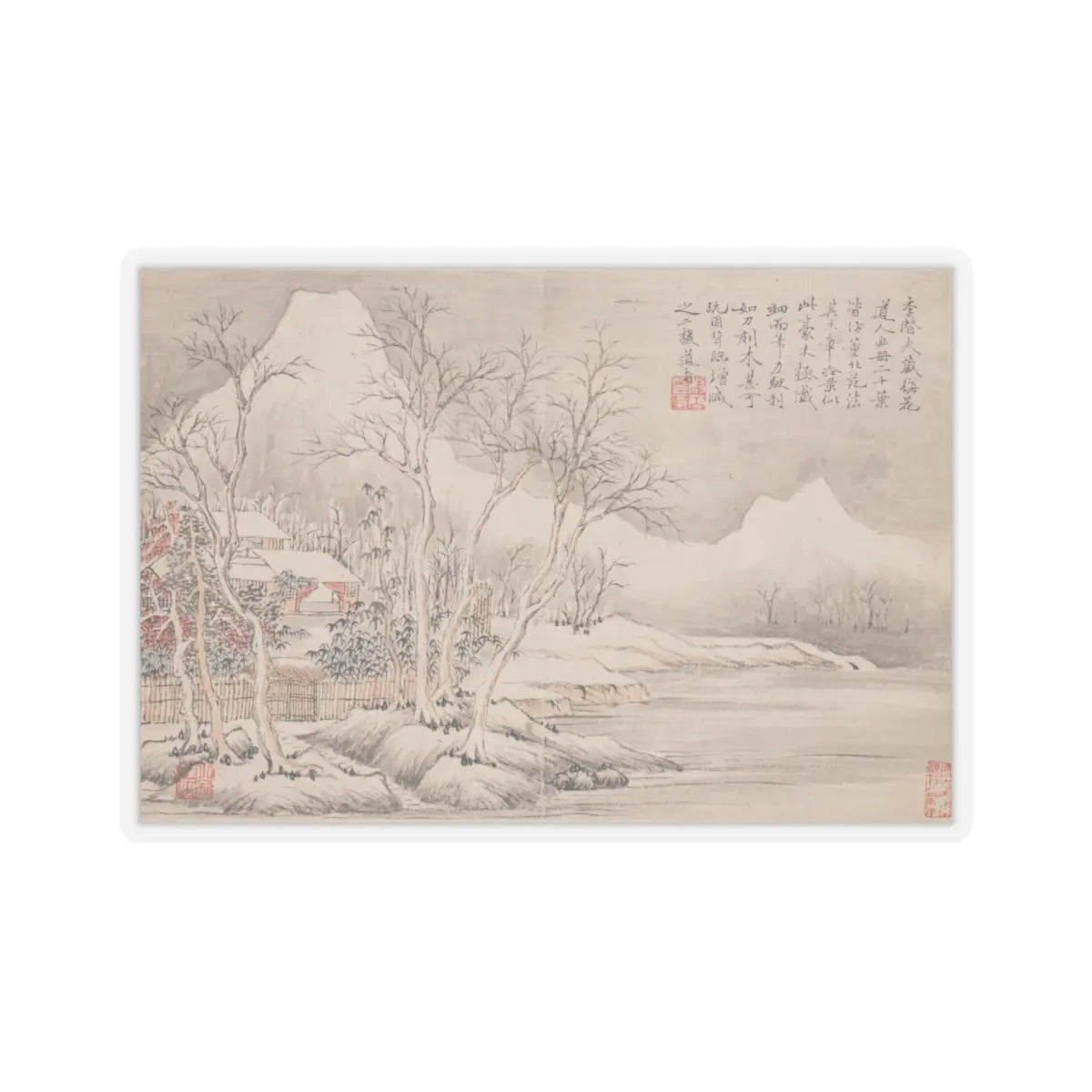 Li Jian - Landscapes - 1793 - STICKER Vinyl Kiss-Cut Decal