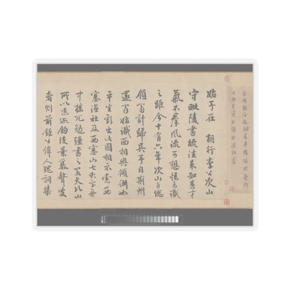 Li Jie - Fisherman's Lodge At Mount Xisai - ca. 1170 v24 - STICKER Vinyl Kiss-Cut Decal