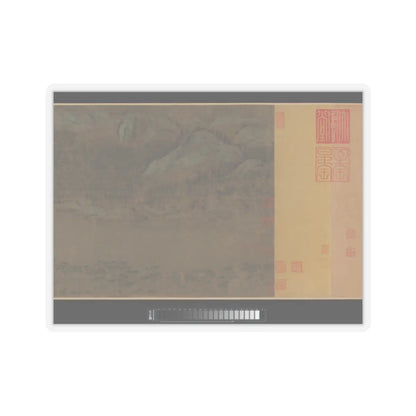 Li Jie - Fisherman's Lodge At Mount Xisai - ca. 1170 v6 - STICKER Vinyl Kiss-Cut Decal