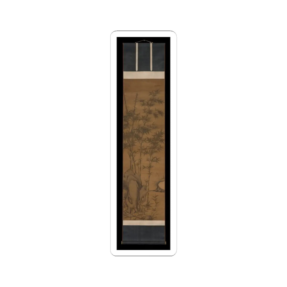 Li Kan - Bamboo and rocks - dated 1318 v3 - STICKER Vinyl Kiss-Cut Decal