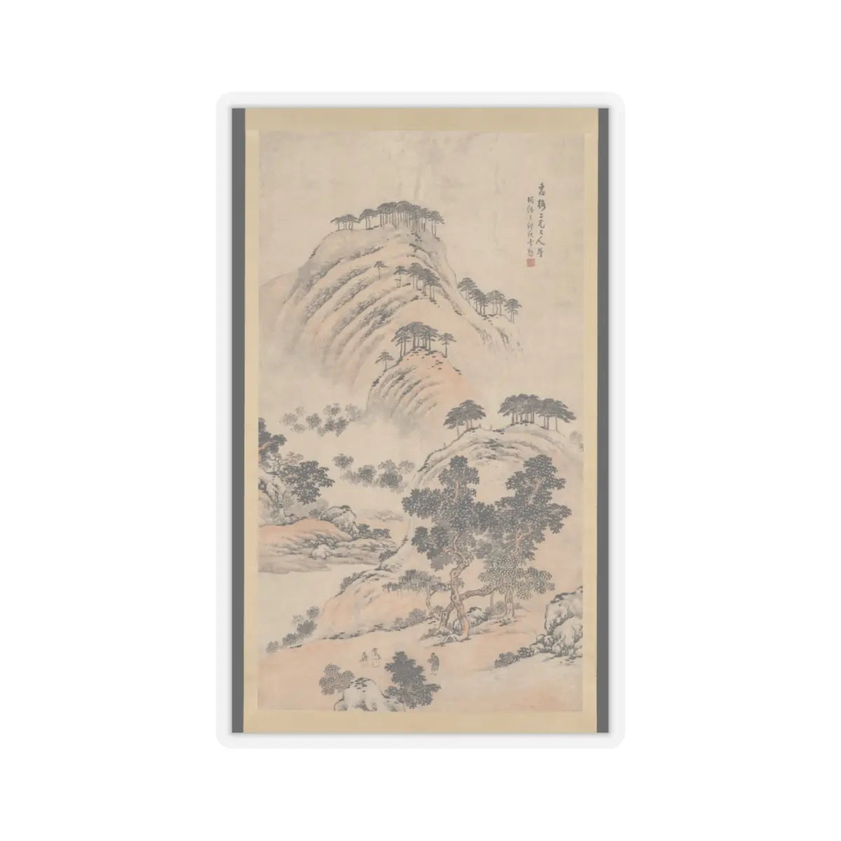 Li Kui - Landscape - dated 1867 v1 - STICKER Vinyl Kiss-Cut Decal
