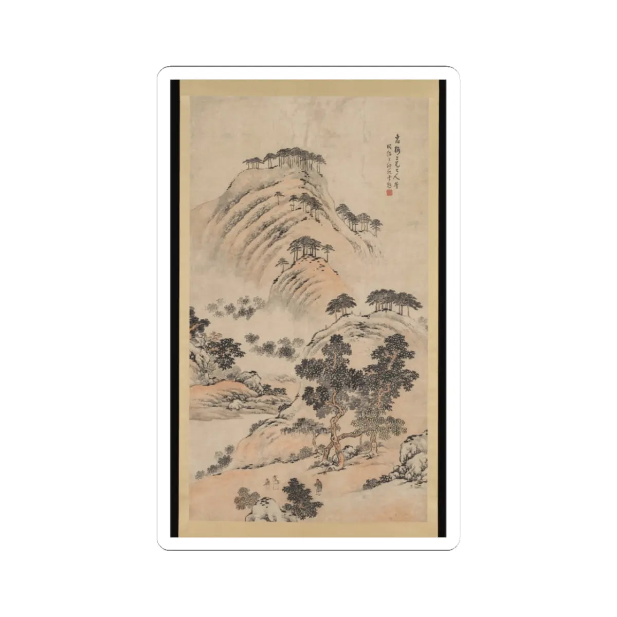 Li Kui - Landscape - dated 1867 v1 - STICKER Vinyl Kiss-Cut Decal