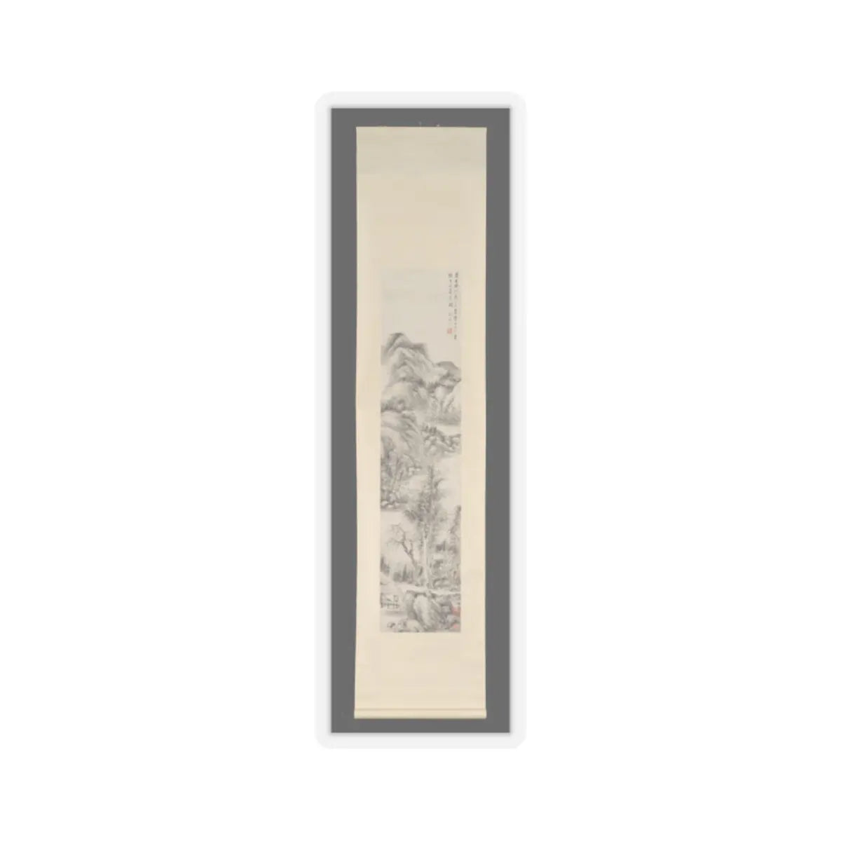 Li Xiuyi - Landscape - dated 1843 v2 - STICKER Vinyl Kiss-Cut Decal
