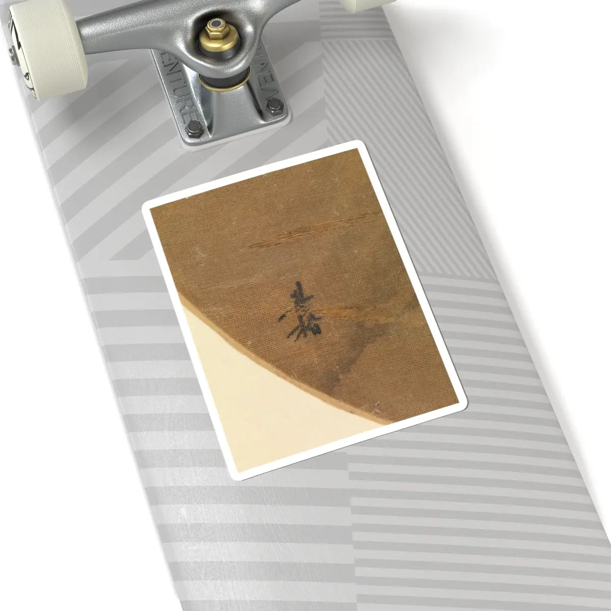 Liang Kai - Poet strolling by a marshy bank - early 13th century v4 - STICKER Vinyl Kiss-Cut Decal