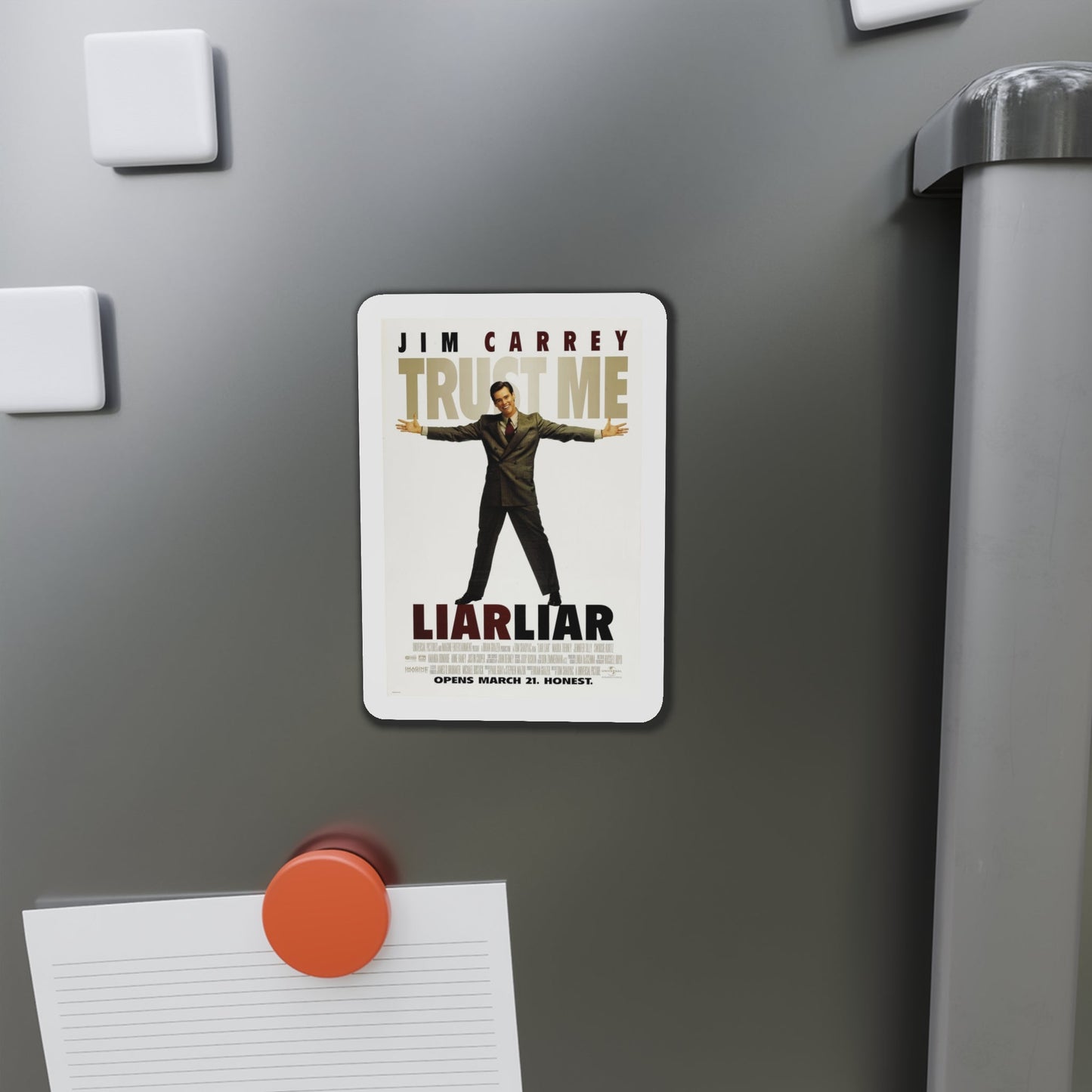 Liar Liar 1997 Movie Poster Die-Cut Magnet-The Sticker Space