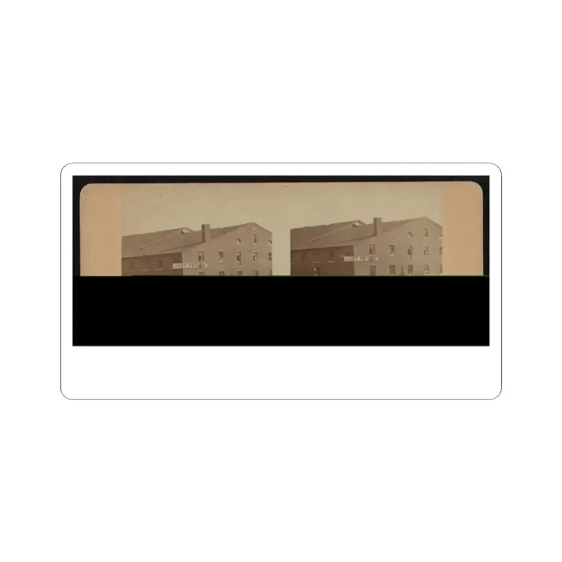 Libby Prison (U.S. Civil War) STICKER Vinyl Kiss-Cut Decal 2 Inch White - The Sticker Space