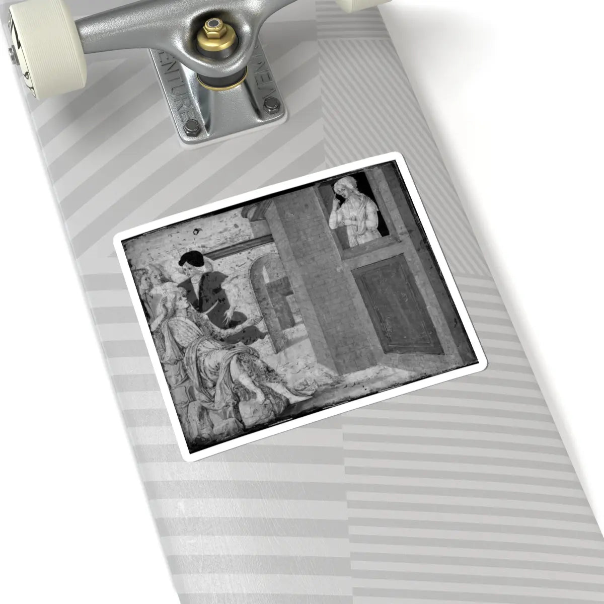 SKU:TSS-STICK-LBRD-6X6-2 Sizes:6" × 6" Types:White