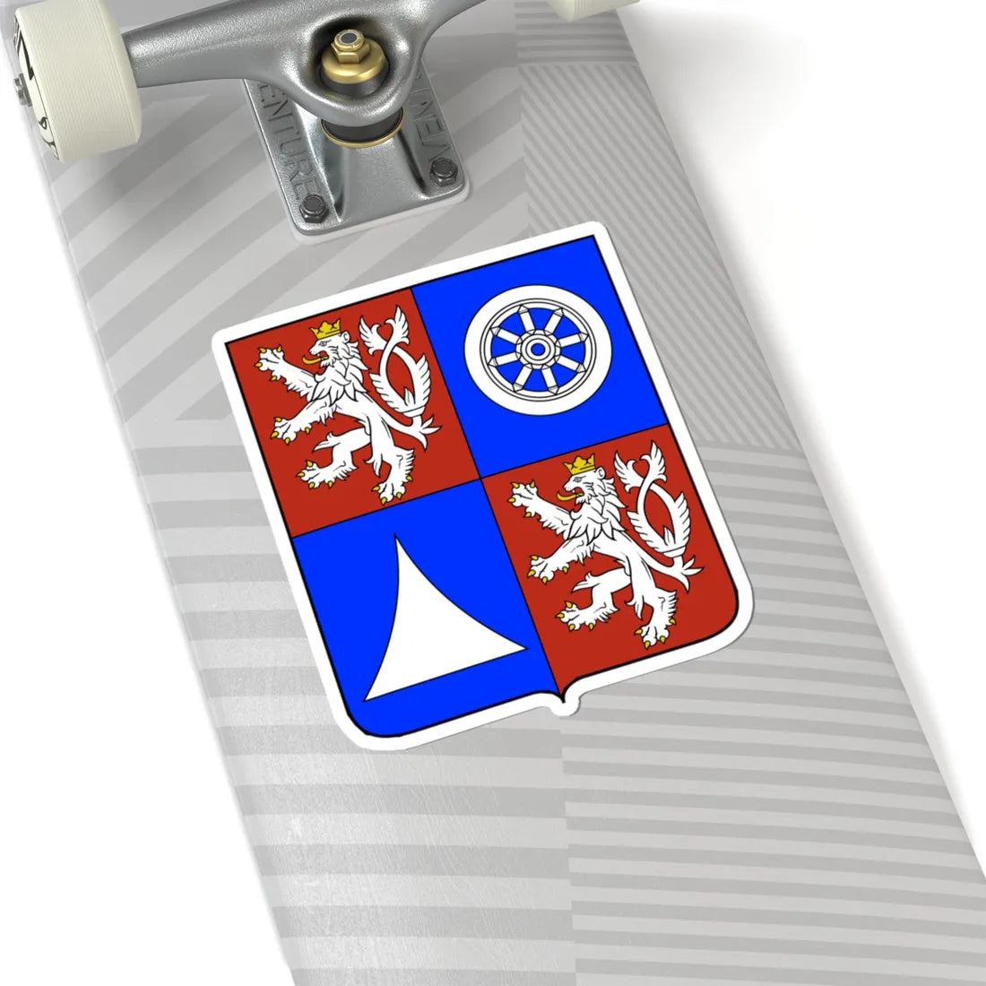 Liberec Region CoA CZ (Czech Republic) (Coat of Arms) STICKER Vinyl Kiss-Cut Decal - The Sticker Space