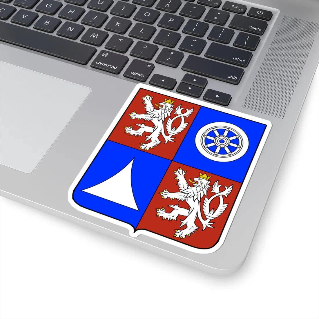 Liberec Region CoA CZ (Czech Republic) (Coat of Arms) STICKER Vinyl Kiss-Cut Decal - The Sticker Space