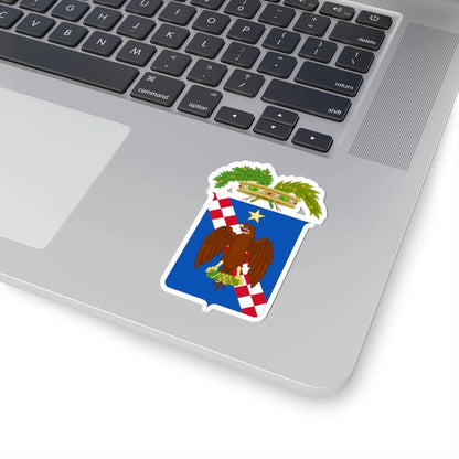 Libero consorzio comunale di Ragusa-Stemma alt (Italy) (Coat of Arms) STICKER Vinyl Kiss-Cut Decal - The Sticker Space