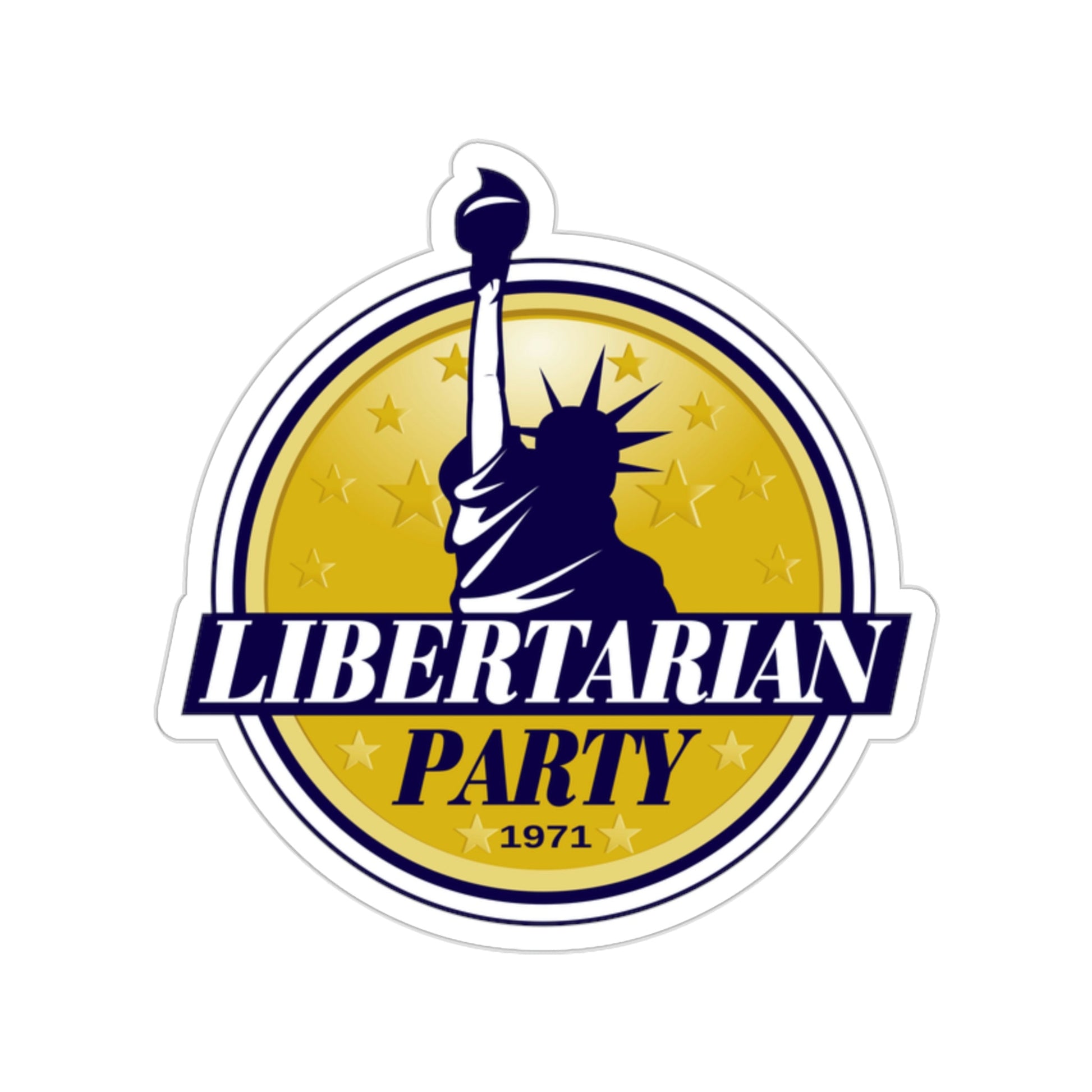 Libertarian Party v2 STICKER Vinyl Die-Cut Decal-2 Inch-The Sticker Space