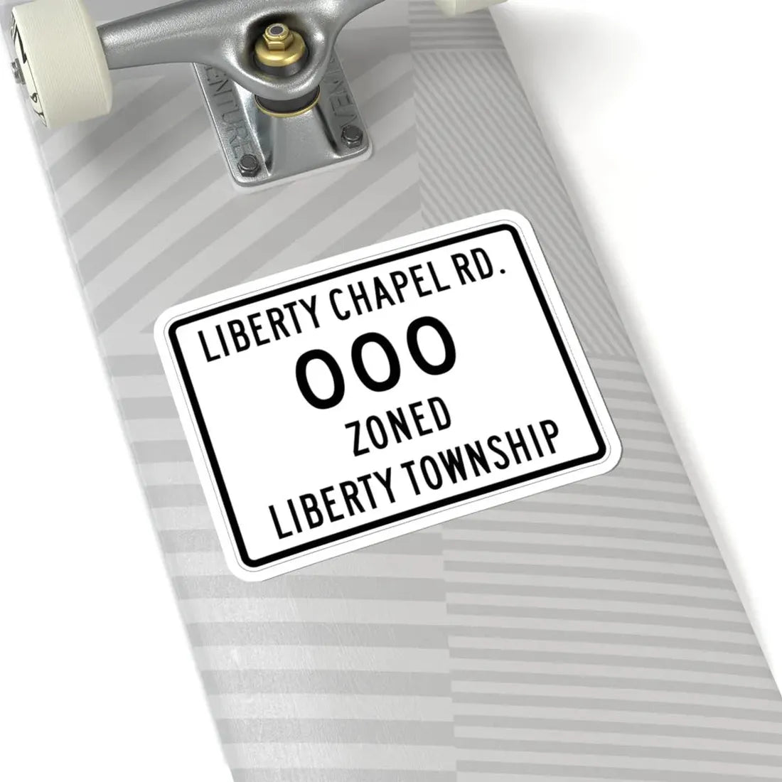Liberty Township Knox County Ohio route shield template wide (Ohio) (Road Sign) STICKER Vinyl Kiss-Cut Decal - The Sticker Space