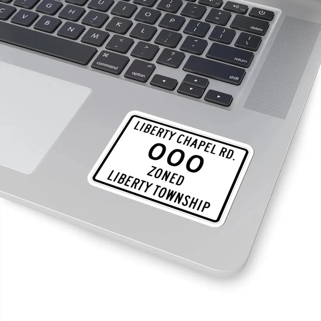 Liberty Township Knox County Ohio route shield template wide (Ohio) (Road Sign) STICKER Vinyl Kiss-Cut Decal - The Sticker Space