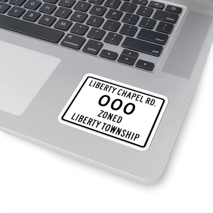 Liberty Township Knox County Ohio route shield template wide (Ohio) (Road Sign) STICKER Vinyl Kiss-Cut Decal - The Sticker Space