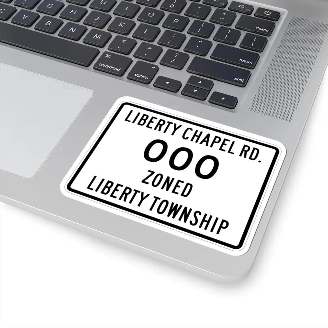 Liberty Township Knox County Ohio route shield template wide (Ohio) (Road Sign) STICKER Vinyl Kiss-Cut Decal - The Sticker Space