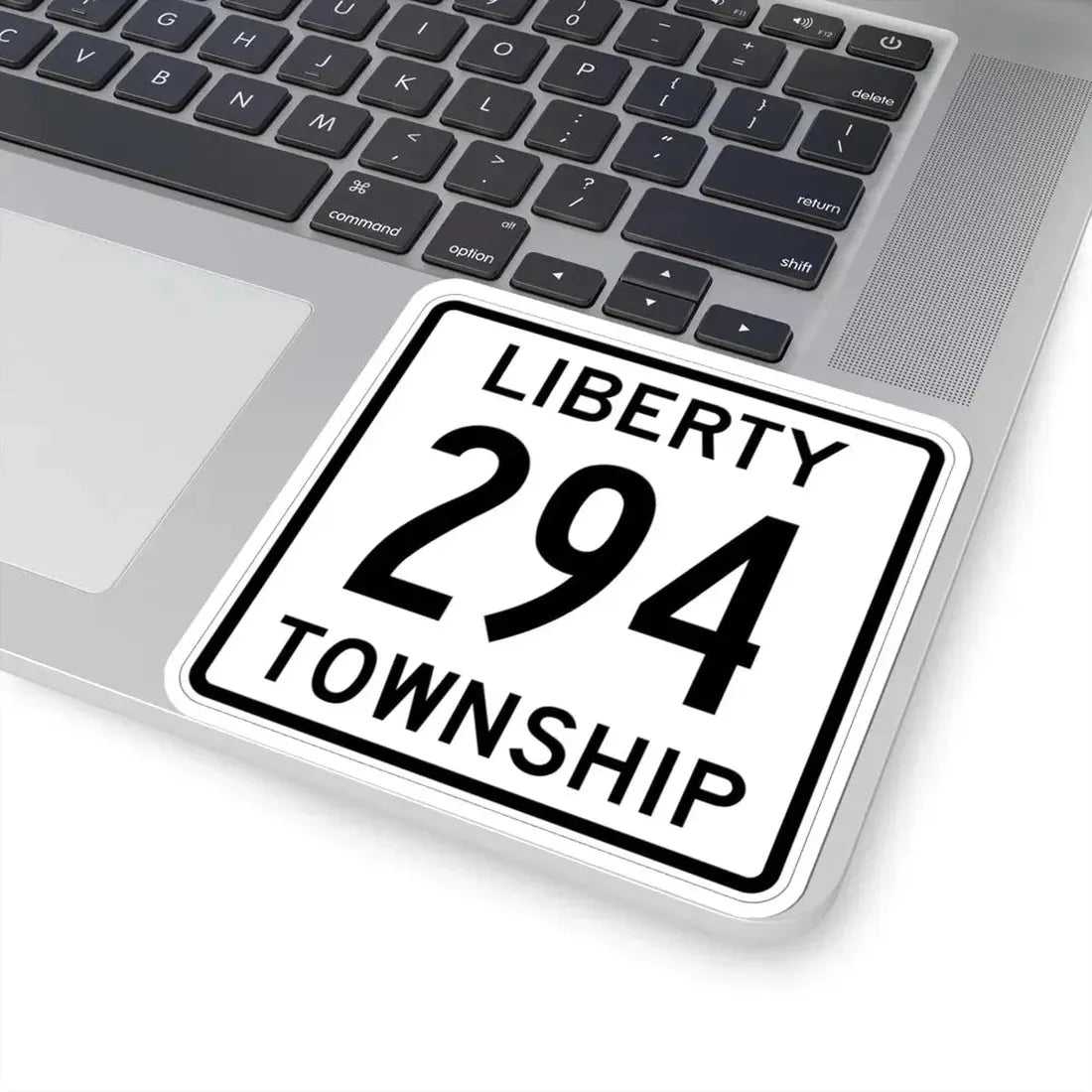 Liberty Township Route 294 Logan County Ohio (Ohio) (Road Sign) STICKER Vinyl Kiss-Cut Decal - The Sticker Space
