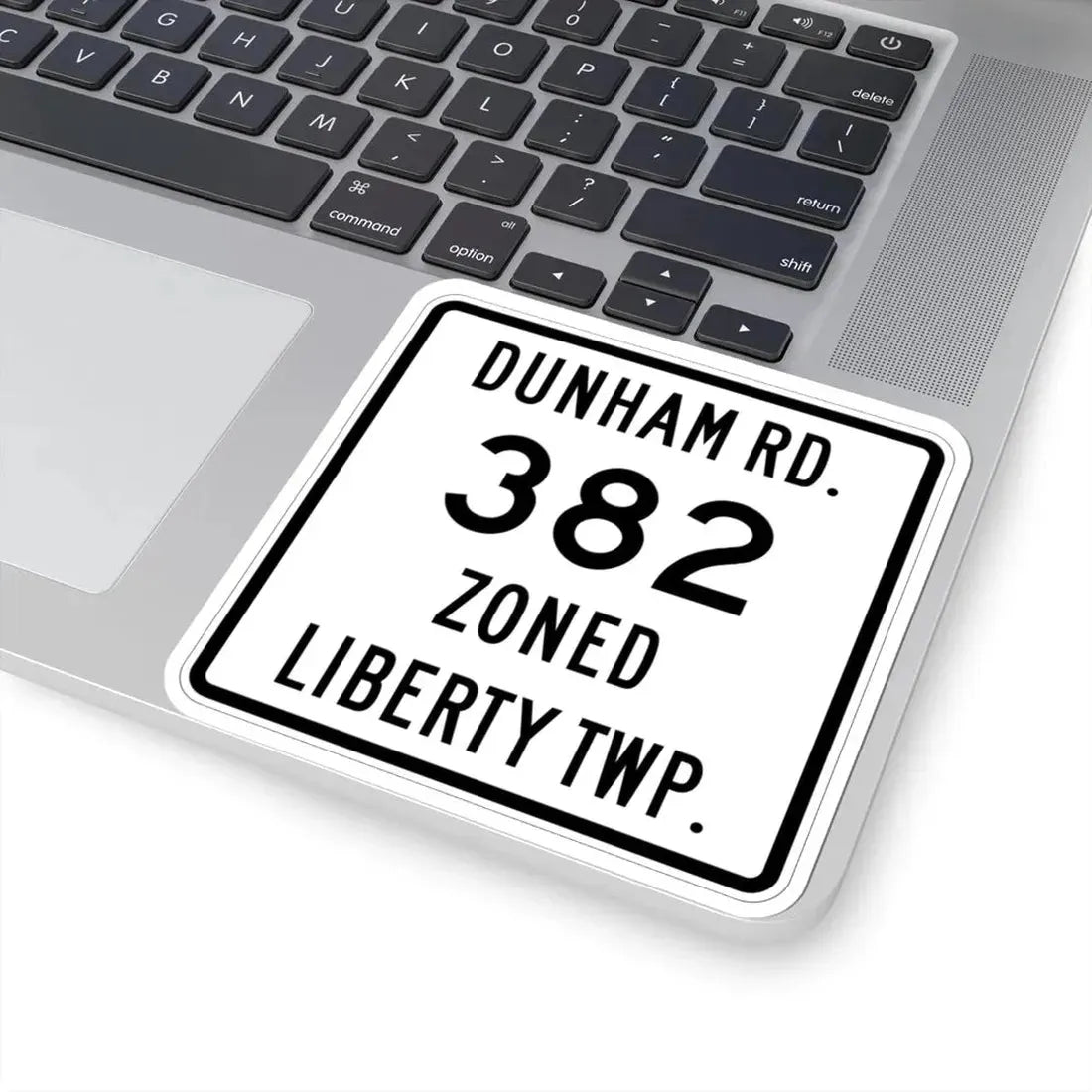 Liberty Township Route 382 Knox County Ohio (Ohio) (Road Sign) STICKER Vinyl Kiss-Cut Decal - The Sticker Space