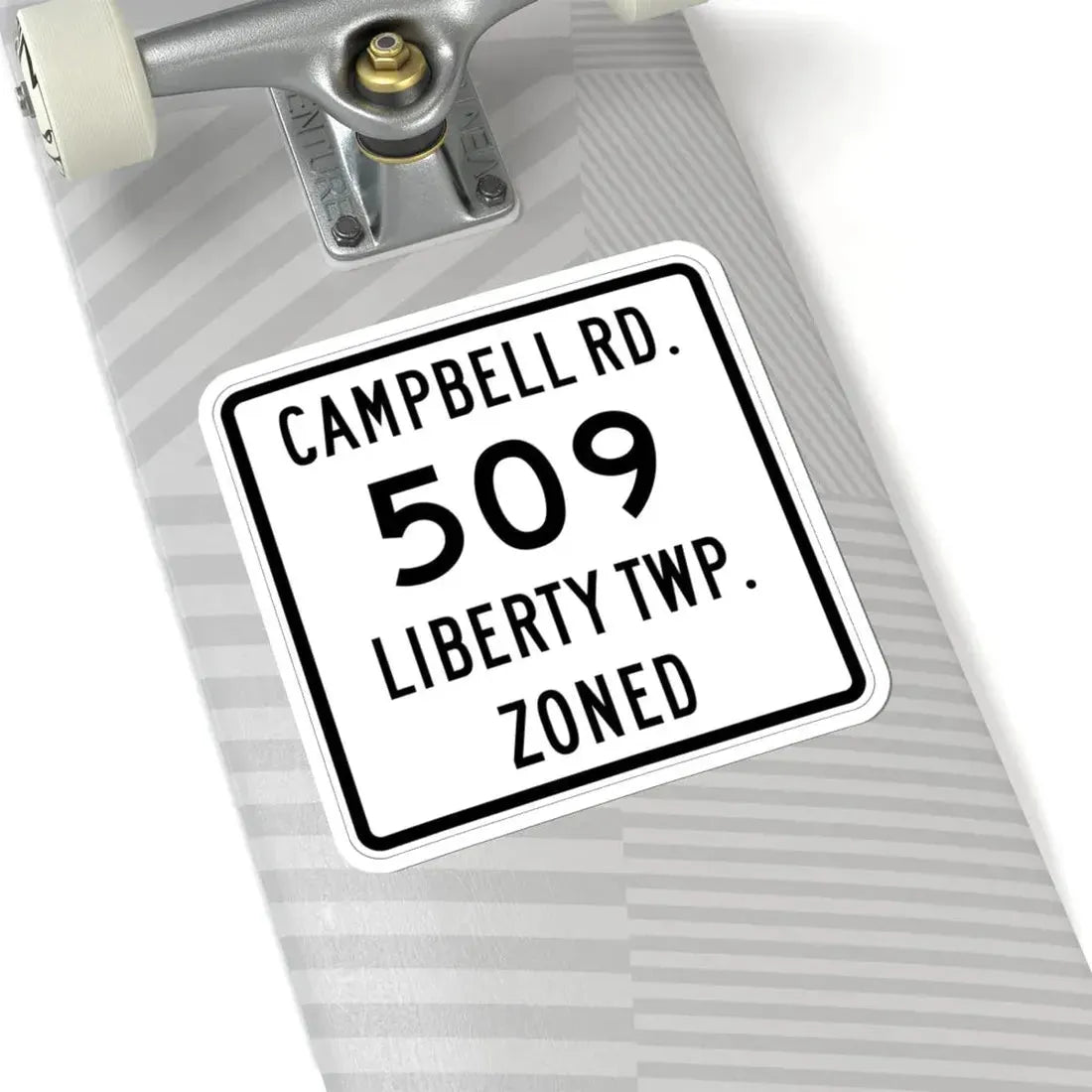 Liberty Township Route 509 Knox County Ohio (Ohio) (Road Sign) STICKER Vinyl Kiss-Cut Decal - The Sticker Space