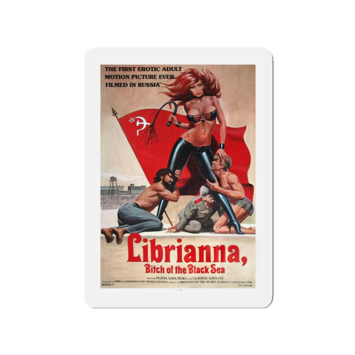 LIBRIANNA, BITCH OF THE BLACK SEA 1979 Movie Poster - Refrigerator Magnet-2" x 2"-The Sticker Space