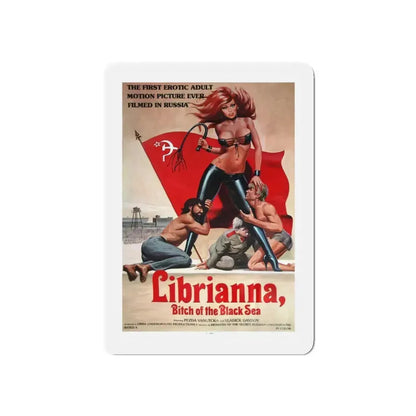 LIBRIANNA, BITCH OF THE BLACK SEA 1979 Movie Poster - Refrigerator Magnet 3 Inch Die-Cut - The Sticker Space