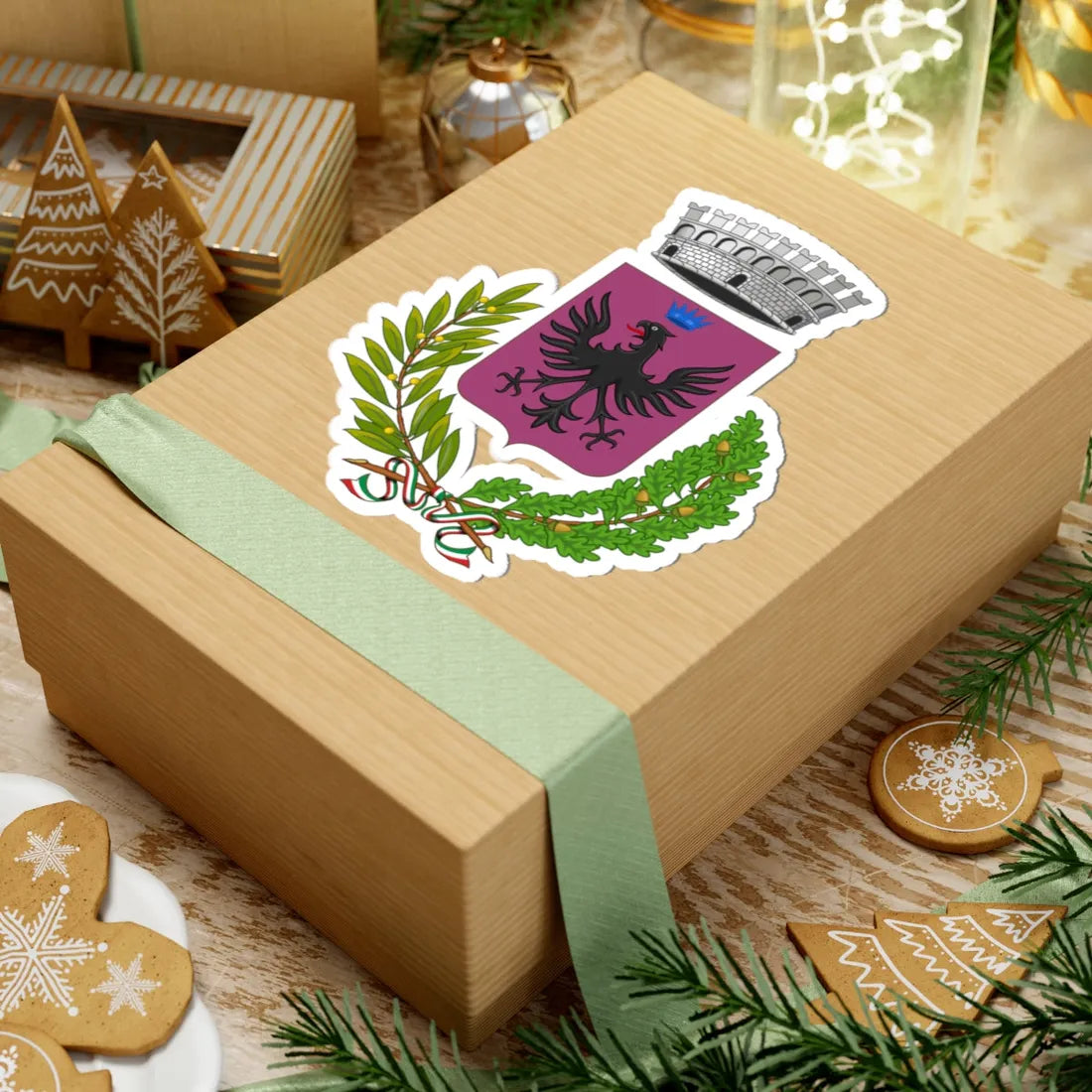 Librizzi-Stemma (Italy) (Coat of Arms) STICKER Vinyl Kiss-Cut Decal - The Sticker Space