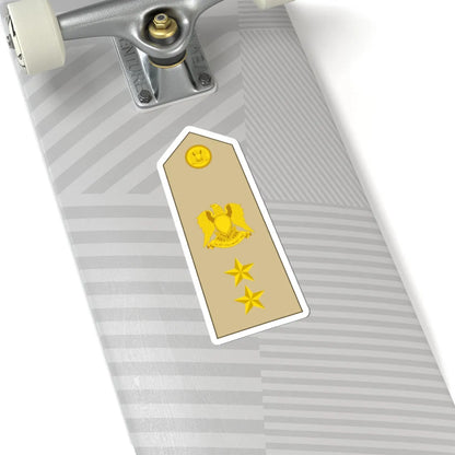Libya Army OF 5 (Libya) (Military Rank) STICKER Vinyl Kiss-Cut Decal - The Sticker Space