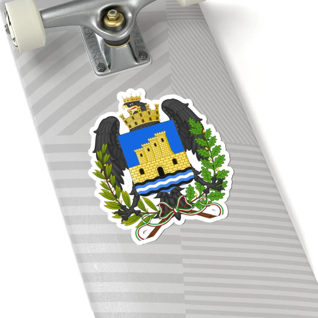 Licata-Stemma (Italy) (Coat of Arms) STICKER Vinyl Kiss-Cut Decal - The Sticker Space