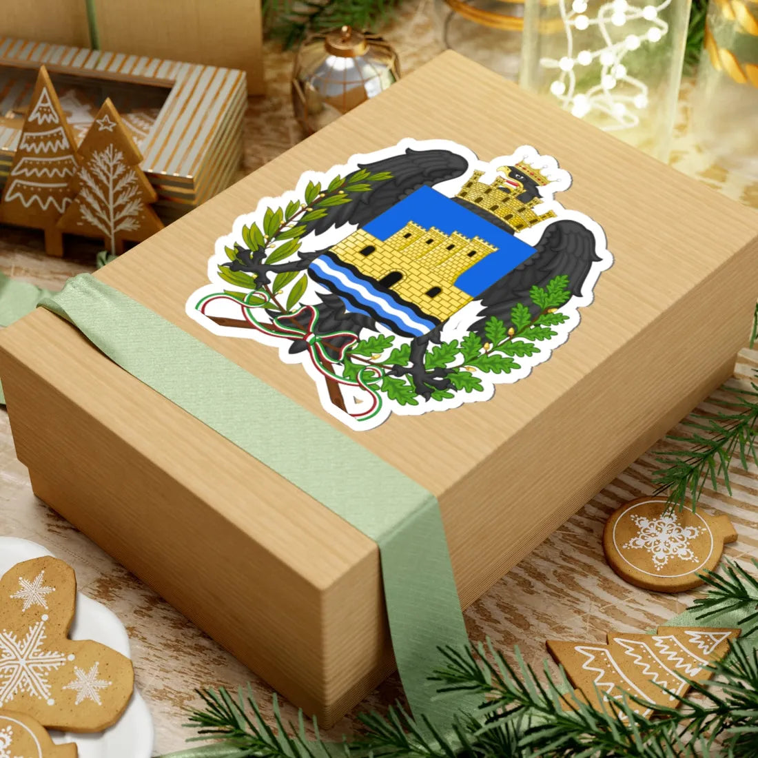 Licata-Stemma (Italy) (Coat of Arms) STICKER Vinyl Kiss-Cut Decal - The Sticker Space