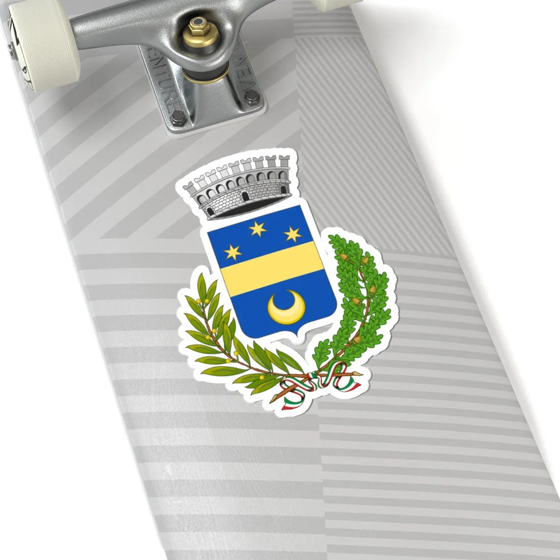 Licciana Nardi-Stemma (Italy) (Coat of Arms) STICKER Vinyl Kiss-Cut Decal - The Sticker Space