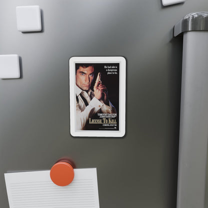 Licence to Kill 1989 Movie Poster Die-Cut Magnet-The Sticker Space