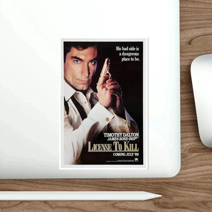 Licence to Kill 1989 Movie Poster STICKER Vinyl Die-Cut Decal - The Sticker Space