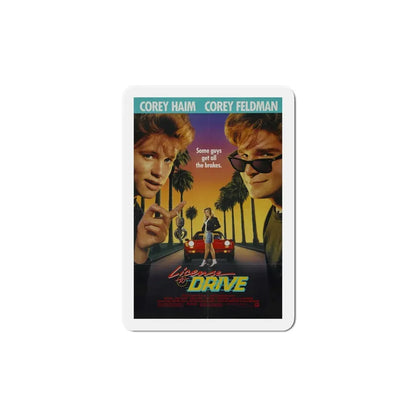License to Drive 1988 Movie Poster Refrigerator Magnet - The Sticker Space