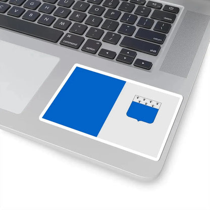 Lichtervelde vlag (Belgium) STICKER Vinyl Kiss-Cut Decal - The Sticker Space