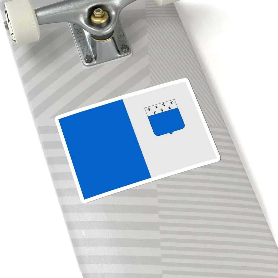 Lichtervelde vlag (Belgium) STICKER Vinyl Kiss-Cut Decal - The Sticker Space