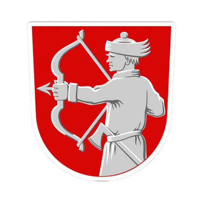 Lieksa.vaakuna (Finland) (Coat of Arms) STICKER Vinyl Kiss-Cut Decal 3 Inch White - The Sticker Space